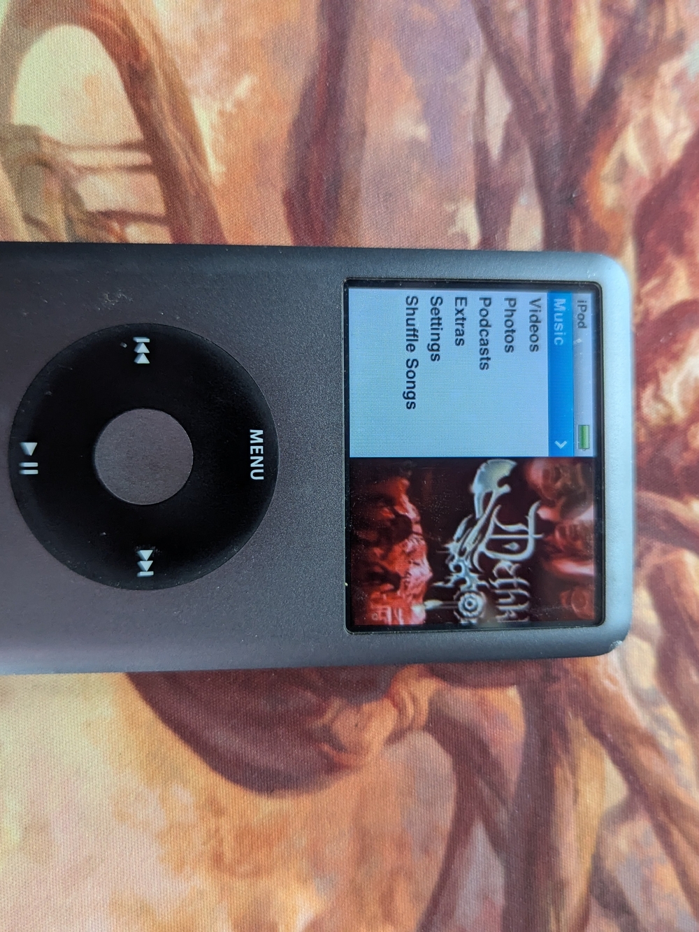 Apple's Finest iPod: iPod Classic 160GB Matte Black w/ Leather Case & USB Cable - Picture 4 of 13